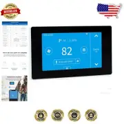 WiFi-Enabled Thermostat Compatible with Alexa, Google Assistant & C-Wire Systems