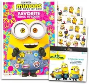 [Illumination Intertainment] Despicable Me Minions Coloring Book with Stickers ~ Over 295 Stickers! 96 Pages of Fun
