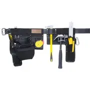TAURUS Heavy Duty Hipster Split Leg Leather Toolbelt Right-Hand Black TH434R-BK