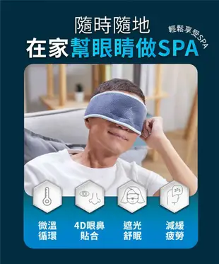 【PP石墨烯】醫療級舒曼波科技循環眼罩 (5.6折)