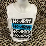 NEW HK Army Posted Paintball Tank Top - White - XX-Large