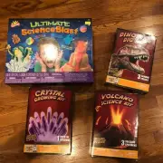 Discover with Dr. Cool Dinosaur Crystal Growing Volcano Science Kids Craft Kits