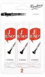 Juno by Vandoren - Eb Clarinet Reeds - Strength 2 - Pack of 3 (JCR112/3)