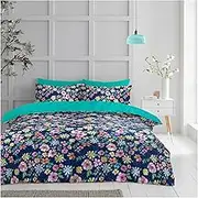GC GAVENO CAVAILIA Flower Bedding Double Bed Set - Hypoallergenic Duvet Cover with Pillowcases - Comforter Cover Duvet Sets (200x200 cm)