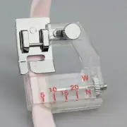Adjustable Bias Tape Binding Foot Snap On For Brother R7L1 Janome Sewing Q0J7