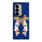 Galaxy Z Fold6 Impact Case Blonde Besties Fashion Illustration Case BFF