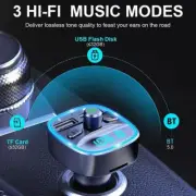 Wireless Bluetooth 5.0 Car FM Transmitter MP3 2 USB Charger Ports Adapter New