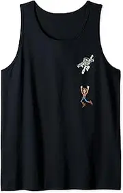 [Disney] Pixar Toy Story Buzz Lightyear Flying Woody Falling Tank Top