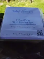 NEW Safe N Simple X-Tra Wide Skin Barrier Arc 30pcs 2" Arcs SNS21130 see pics
