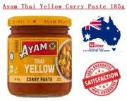 NEW Ayam Thai Yellow Curry Paste 185g (No Additives/MSG/Preservatives) Free Ship