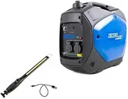 Kings 2.0kVA Inverter Generator Petrol+ Rechargeable Lithium LED Worklight