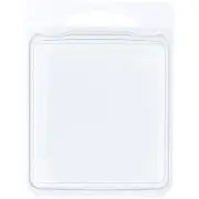 Collecting Warehouse Clear Plastic Clamshell Container 2.25"H x 2.125"W x 0.75"D