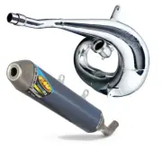 FMF Gnarly Pipe &Ti Powercore Extreme 2.1 Silencer for 20+ KTM Husqvarna 250/300