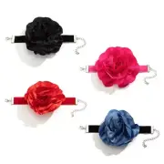 Lace Flowers Wristband Silk Rose Flower for Hand Flowers Decoration