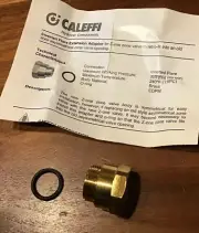 Caleffi Brass Inverted Flare Extension Adaptor Kit Zone Valve Lengthener