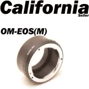 Olympus OM to EOSM Lens Canon EFM EOS M100 10 6 5 3 2 camera Adapter Zuiko 35mm