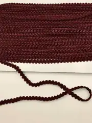 Trimplace Wine 3/8" Gimp Trim - 12 Yards