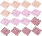 [MOBUTOFU] 18pcs Bra Extension Buckles Women Bra Extenders Extender Hooks Stretchy Extension Straps Underwear Buckle