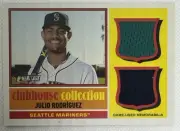 2025 Topps Heritage 1976 Dual Relic Julio Rodriguez Mariners Patch CCR