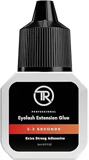 Extra Strong Eyelash Glue for Professional Lash Extensions 2-3 Sec Dry Time 5ml