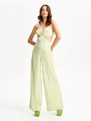 BNWT ALICE MCCALL LIME CREAM NIGHT SKY JUMPSUIT - SIZE 6 AU/2 US (RRP $549)