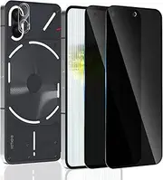 [Yonntmmi] Screen Protector for Nothing Phone (2) for Tempered Glass Privacy Screen, Pack of 2 Anti-Spy Tempered Glass Screen Protector with 1 Camera Protection Glass, Anti-Spy/9H
