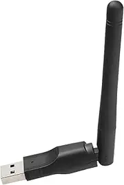 USB WiFi Adapter for PC - Wireless Network Card | Adapter for Desktop PC | Wireless Network Adapter | WiFi Dongle with High Gain Antenna for Laptop, Computer, Mobile and Other Things