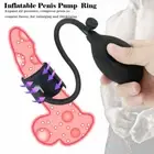 Men Penis Extender Stretcher Sleeve Train Inflatable Penis Pump Enhancer Enlarge