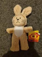 Tiny Beanie Kids Plush, Blair Hare Bear, exc cond with tags attached