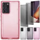 For Samsung Galaxy Note20 Ultra/Note20 Clear Case Cover + Privacy Tempered Glass