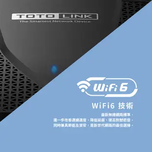 TOTOLINK AX1800 WiFi 6 Giga無線路由器(X5000R)