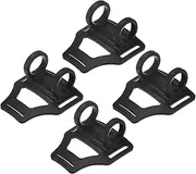 uxcell 4-Pack Headlamp Flashlight Holder, High Elastic Silicone Headlamp Stand Bicycles Lights Mount Bands for Telescopes Flashlights Cycling Hiking [Black,0.83"/21mm]