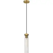 Z-Lite 740P-RB Beau 1 Light 4.75 inch Rubbed Brass Pendant Ceiling Light