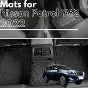 for Nissan Patrol Y62 (Y62)2013-Current, Premium Car Floor Mats