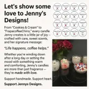 Handcrafted Dessert-Inspired Candle | Jenny's Designs – Made with Love