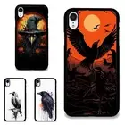 For Samsung A15 A16 S23 S24 S25 Ultra FE corrupted raven death Plastic TPU Cover