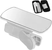 ELAYARD 2Pcs Mirror Phone Reflection Clip Kit Adjustable Phone Camera Holder for Live Streaming Video Recording Includes Storage Bag Cleaning Cloth