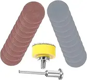 SUPVOX 1set Sanding Discs Pads Grit Round Sandpapers for Drill Grinding Tools Polishing Sandpaper
