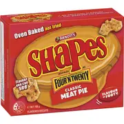 Arnott's Shapes Four'N Twenty Classic Meat Pie Cracker Biscuits 165g
