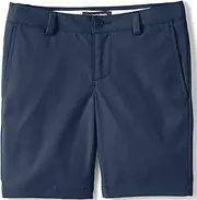 [Lands' End] School Uniform Girls Active Chino Shorts 5 Classic Navy, Navy