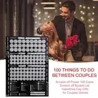 100 Scratch off Date Night Ideas Couples Games Bedroom Scratch off Poster