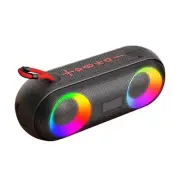 20W Portable Bluetooth Speaker Subwoofer Sound Box with LED Light Function9837