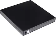 Compact Cd Burner DVD Drive External USB Rewriter Easy Plug Play Compatible Os