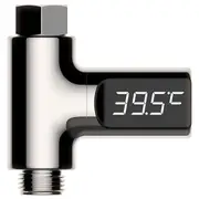 Water Temperature Meter Monitor LED Display Faucet Shower Thermometer Home Water Flow Temperature Monitor