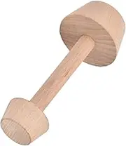 Wooden Tart Tamper Set, Dual Sided Pastry Dough Tart Tamper, Egg Tart Pan Molds DIY Cake Pastry Baking Tool, Pastry Dough Tamper Kit Presser for Mini Egg Tart, Cheesecakes