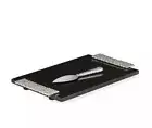 Michael Aram Silver Molten Black Marble Cheese Board And Knife NIB