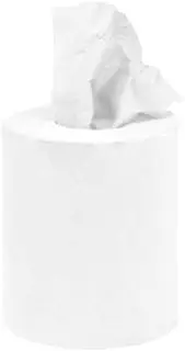Jantex Mini 1ply Centre Feed Roll, White, 120 Metre x 180 mm (Pack of 12)