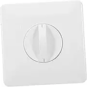 Fan Coil Thermostat Temperature Switch Controller Temperature Control Regulator Thermostat Control Panel Fan Speed Controller Plastic White