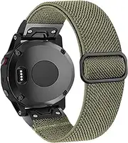 [ISOUDE] 22mm Nylon Loop Elastic For Garmin Fenix 6 6Pro Fenix 5 5Plus Forerunner 935 945 S60 S62 Fenix 7 Quick Release Smart Watch Band