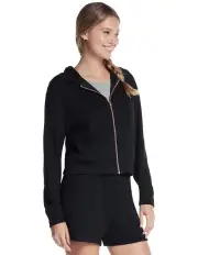 [Skechers] Go Walk Everywhere Diamond FZ Jacket in Black